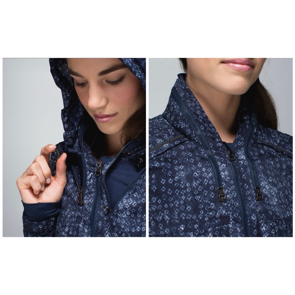 Lululemon jacket size 6 blue spring forward jacket running - Picture 3 of 13